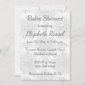 Invitation Baby shower coloré moderne (Dos)