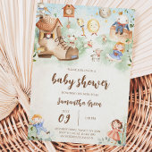 Invitation Baby Shower Comptine