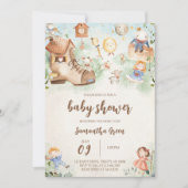 Invitation Baby Shower Comptine (Devant)