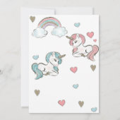 Invitation baby shower Conception Avec Le Thème Un (Dos)