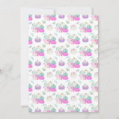 Invitation Baby shower Confetti Citrouille Pastel (Dos)
