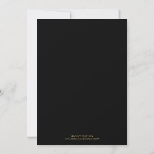 Invitation Baby shower Confetti Script Fancy Enregistrer la d (Dos)