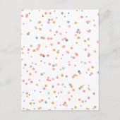 Invitation Baby Shower Confettis (Dos)