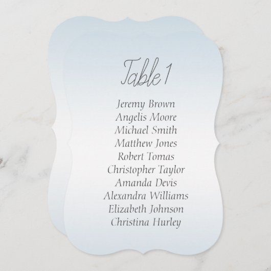 Invitation baby shower confortable et simple bleu printemps (Devant / Derrière)