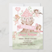 Invitation Baby-shower conte de fée (Devant)
