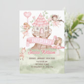 Invitation Baby-shower conte de fée (Debout devant)