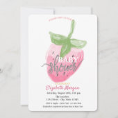 Invitation Baby shower cool à l'aquarelle (Devant)