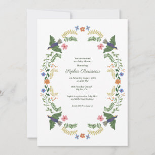Invitation Baby shower Cottagecore