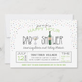 Invitation Baby-Shower Couple | Happy Hour (Devant)