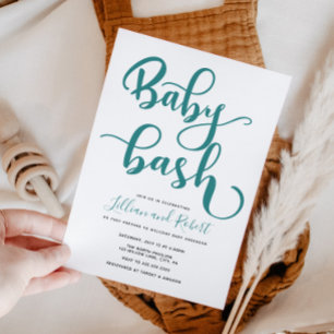Invitation Baby shower Couples Bébé Bash