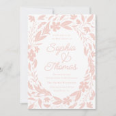 Invitation Baby shower Couples Roses (Devant)