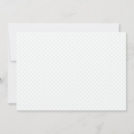 Invitation Baby shower Couture bébé (Dos)