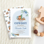 Invitation Baby Shower Cow-boy