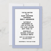 Invitation Baby shower Cowboy (Dos)