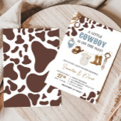 Invitation Baby shower Cowboy