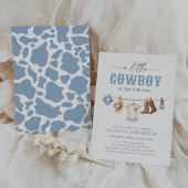 Invitation Baby shower Cowboy