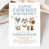 Invitation Baby shower Cowboy