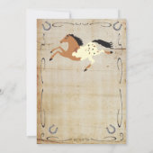 Invitation Baby shower Cowboy Bucking Bronco Couples (Dos)