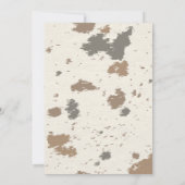 Invitation Baby shower Cowboy Rodeo Rose Howdy (Dos)