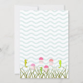 Invitation Baby Shower Créatures Marines (Dos)