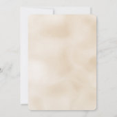 Invitation Baby Shower Crème Renard (Dos)