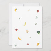 Invitation Baby shower cultivé localement (Dos)