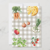 Invitation Baby shower Cultivé localement (Dos)