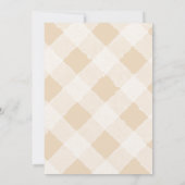 Invitation Baby shower cultivé localement (Dos)