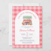 Invitation Baby shower cultivé localement (Devant)