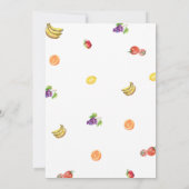 Invitation Baby shower cultivé localement (Dos)