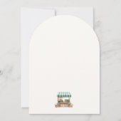 Invitation Baby shower cultivé localement (Dos)