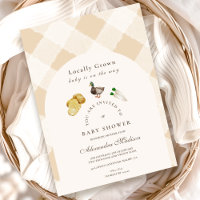 Baby shower cultivé localement