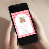 Invitation Baby shower cultivé localement