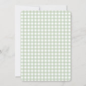 Invitation Baby shower cultivé localement (Dos)