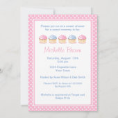 Invitation Baby shower Cupcake (Dos)