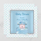 Invitation Baby shower Cute (Devant / Derrière)