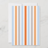 Invitation Baby shower Cute Fox, sexe neutre (Dos)