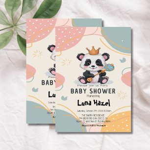 Invitation Baby shower Cute Panda