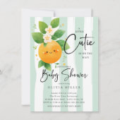 Invitation Baby shower Cutest Little Cutie (Devant)