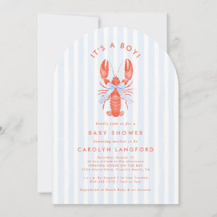 Invitation Baby shower Cutie Côtière