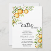 Invitation Baby shower Cutie Oranges (Devant)