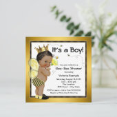 Invitation Baby shower d'Abee Boy (Debout devant)