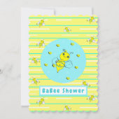 Invitation Baby shower d'abeille (Devant)