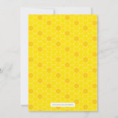 Invitation Baby shower d'abeilles (Dos)