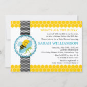 Invitation Baby shower d'abeilles (Devant)