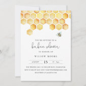 Invitation BABY SHOWER d'abeilles CALLA Honey (Devant)