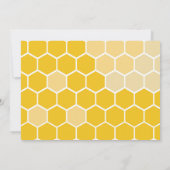 Invitation Baby shower d'abeilles par courrier (Dos)