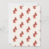 Invitation Baby shower d'accessoires pour bébé Boho (Dos)