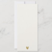 INVITATION BABY SHOWER D'AGATE D'OR ROSE BLUSH DUSKY MODERNE (Dos)