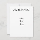 Invitation Baby shower d'agneau (Dos)